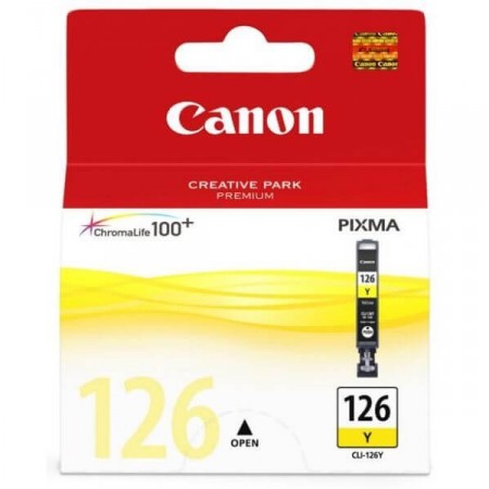 Cartucho Tinta Canon CLI126 Amarelo 9ml