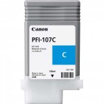 Cartucho Plotter Canon PFI 107 C Ciano No Estado