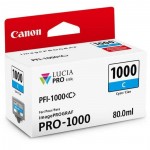 Cartucho de Tinta Canon PFI 1000 C Ciano 80ml