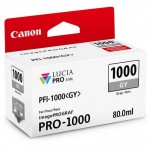 Cartucho de Tinta Canon PFI 1000 GY Cinza 80ml