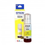 Refil de Tinta Epson T504420 Amarelo para L6161 L6191